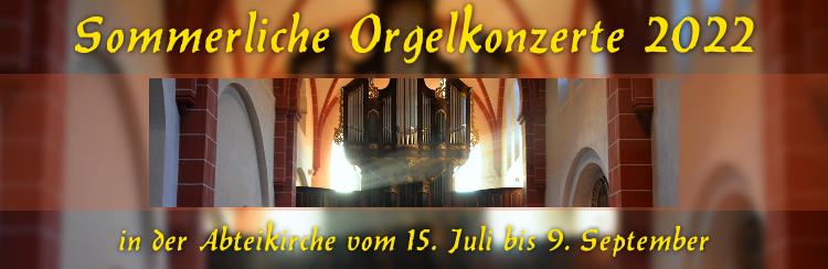 Sommerliche Orgelkonzerte 2022