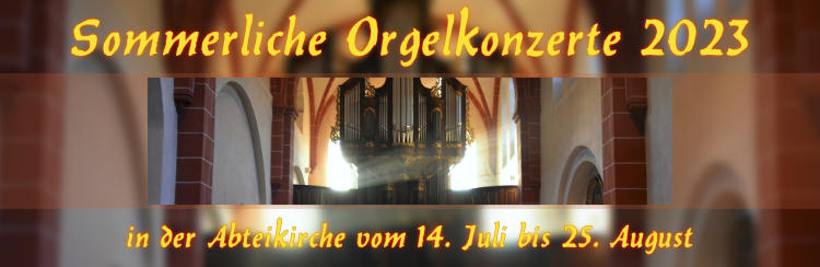 Sommerliche Orgelkonzerte in der Abteikirche