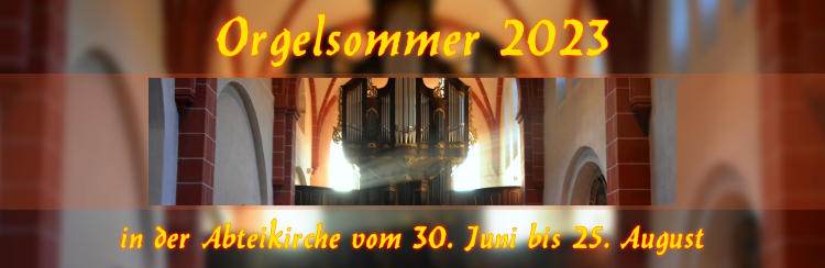 Sommerliche Orgelkonzerte in der Abteikirche